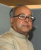 Indian external affairs minister Pranab Mukherjee