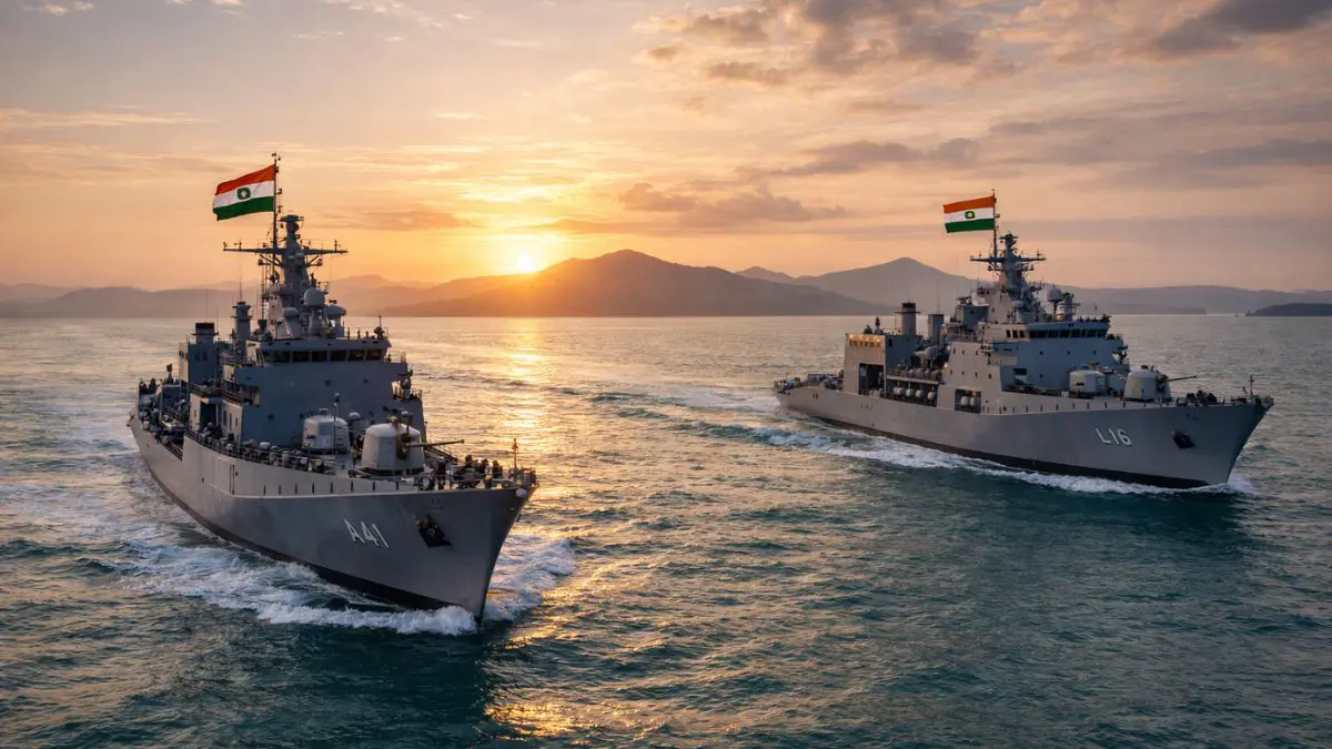 Indian Navy Commences Strategic Training Deployment to Southeast Asia