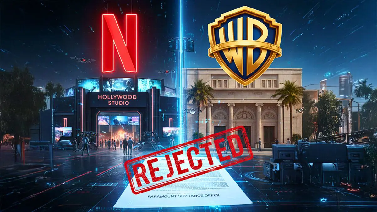 WBD Board Rejects Paramount’s $108 Billion Hostile Bid, Reaffirms Support for Netflix Merger