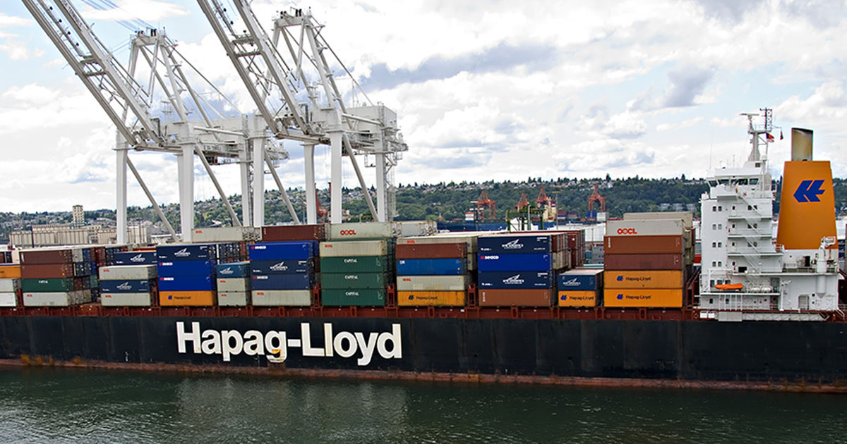 Hapag Lloyd hikes dry cargo rates from Canada to India, Middle East to $150/TEU
