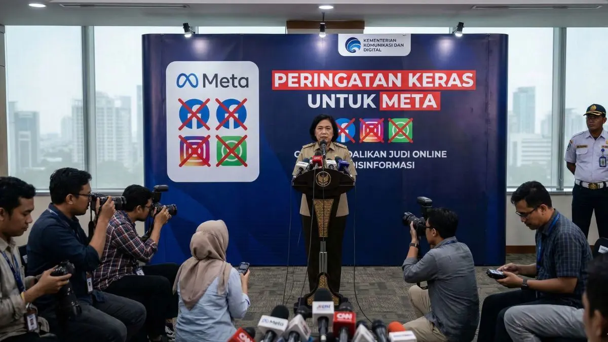 Indonesia issues 'stern warning' to Meta over disinformation and online gambling