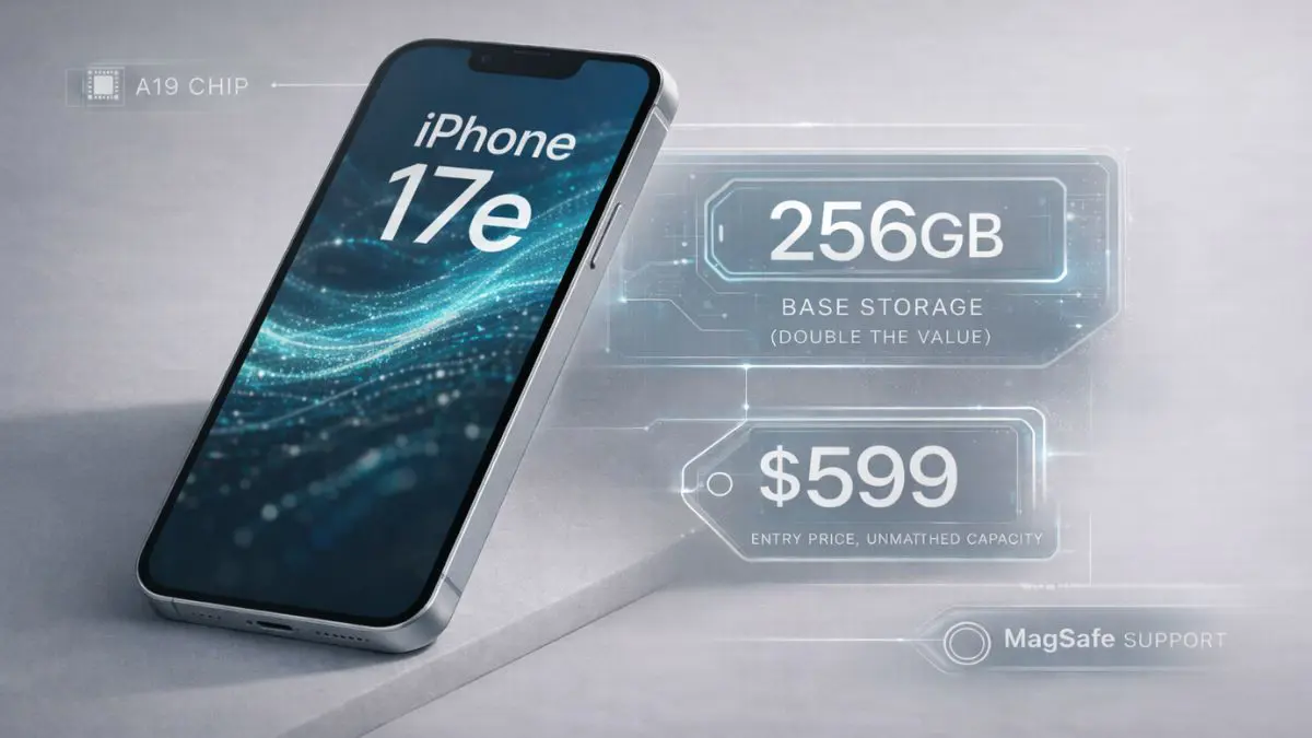 Apple launches iPhone 17e at $599 with 256GB base storage