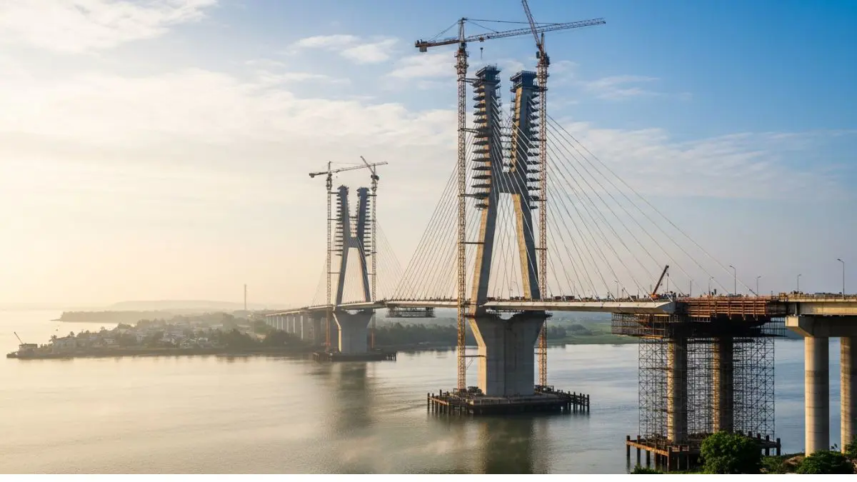 L&T Secures Major Bridge Project in West Bengal; Stock Slips on Kuwait Tender Uncertainty