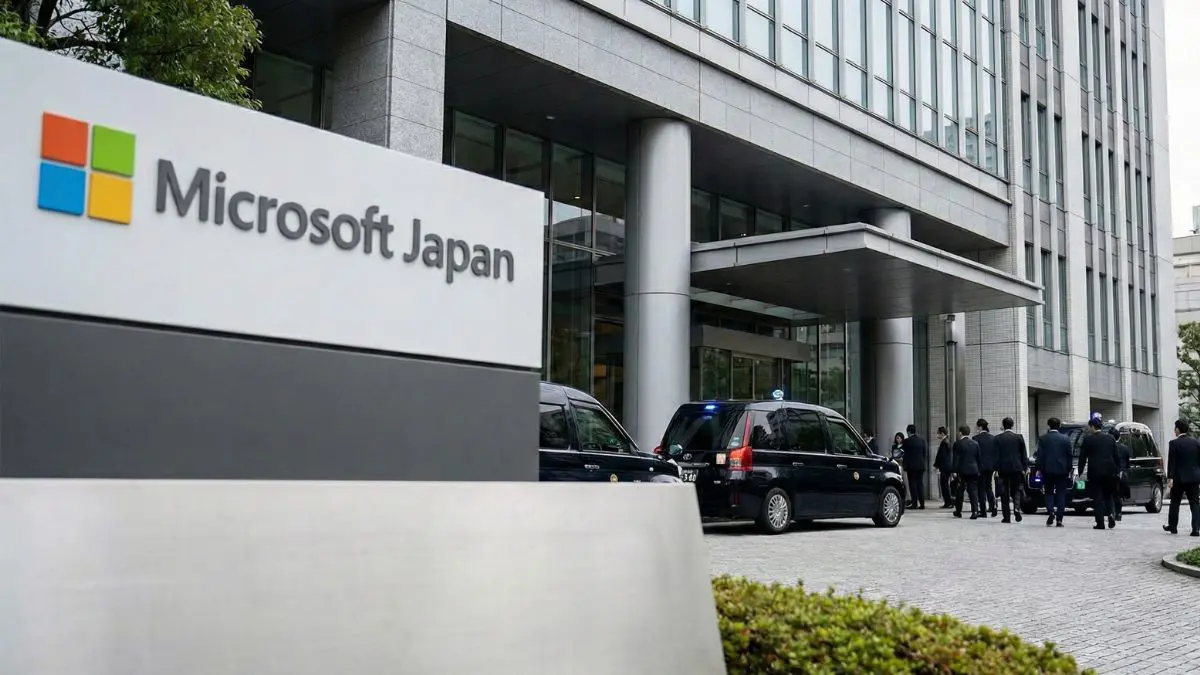 Microsoft Japan offices searched in antitrust probe over cloud practices