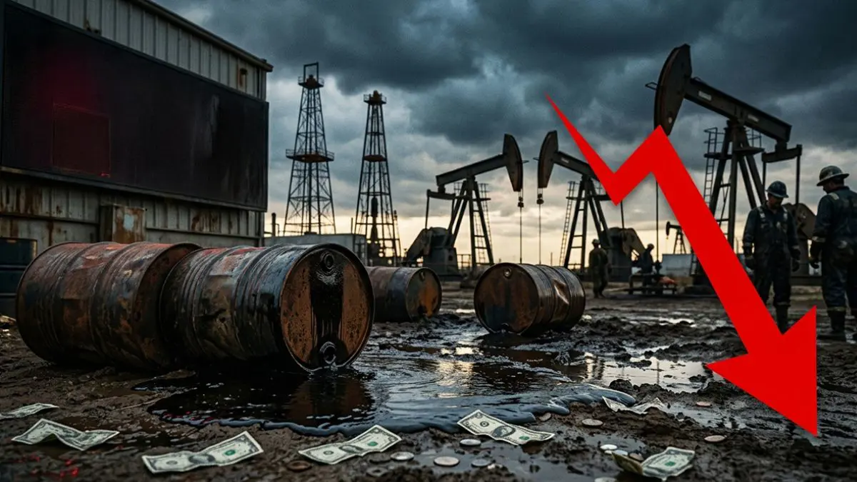 Oil prices fall sharply as easing Middle East tensions reduce supply concerns