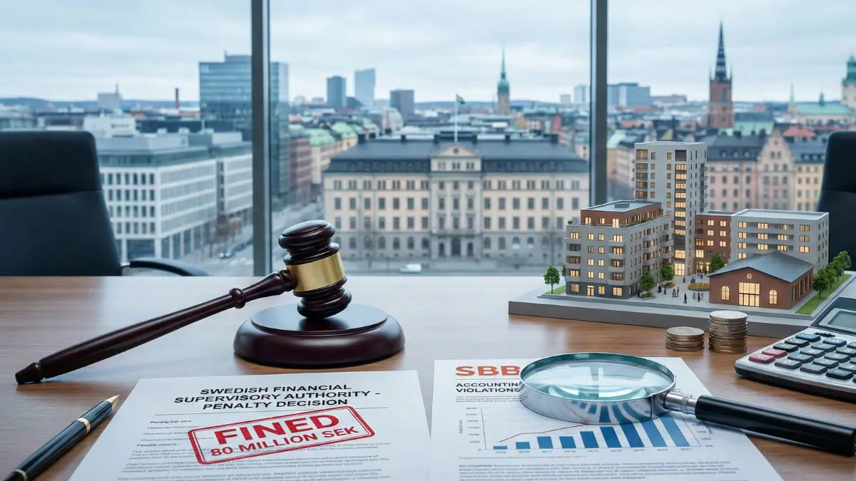 Sweden fines SBB over accounting violations, raising scrutiny on property sector