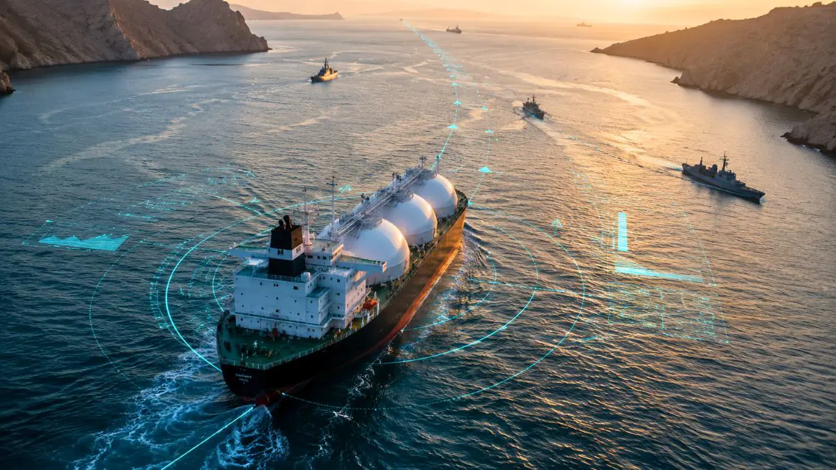 Iran-linked LPG tanker signals Indian ties during Hormuz transit