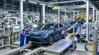 Volkswagen begins mass production of EV developed with XPeng