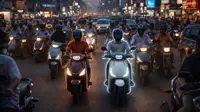 Scooters Gain Ground on Motorcycles as EV Adoption and Urbanization Reshape India’s 2W Market