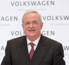 Martin Winterkorn, CEO of German carmaker Volkswagen AG