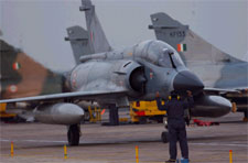 An IAF Mirage-2000 at AFS Gwalior