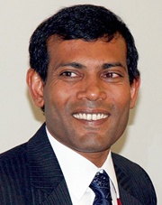 Deposed President Mohamed Nasheed