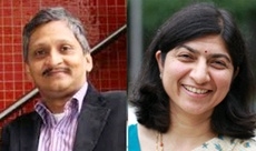 Probir Roy (Left) and Sunita Kale