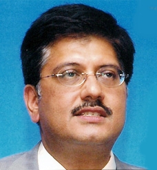 Coal and power minister Piyush Goyal
