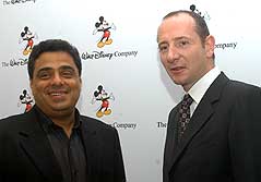 UTV's Ronnie Screwvala and Disney's Andy Bird