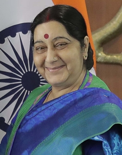 Sushma Swaraj, former external affairs minister and senior BJP leader