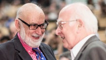 Franois Englert and Peter Higgs. Photo:  CERN